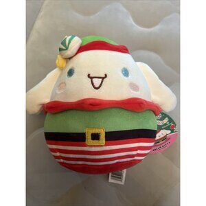 New W/ Tags Sanrio 2023 Chrismas Holiday 8" Cinnamoroll Elf Plush